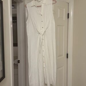 Wonderly Stunning White Dress Sz Large Like New